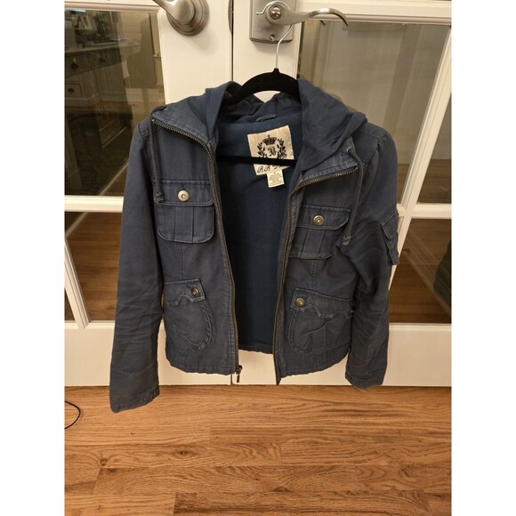 BB Dakota Cargo Jacket Lake Blue Jack ASO Bella Swan Twilight sz M. RARE. Y2K - Picture 7 of 14